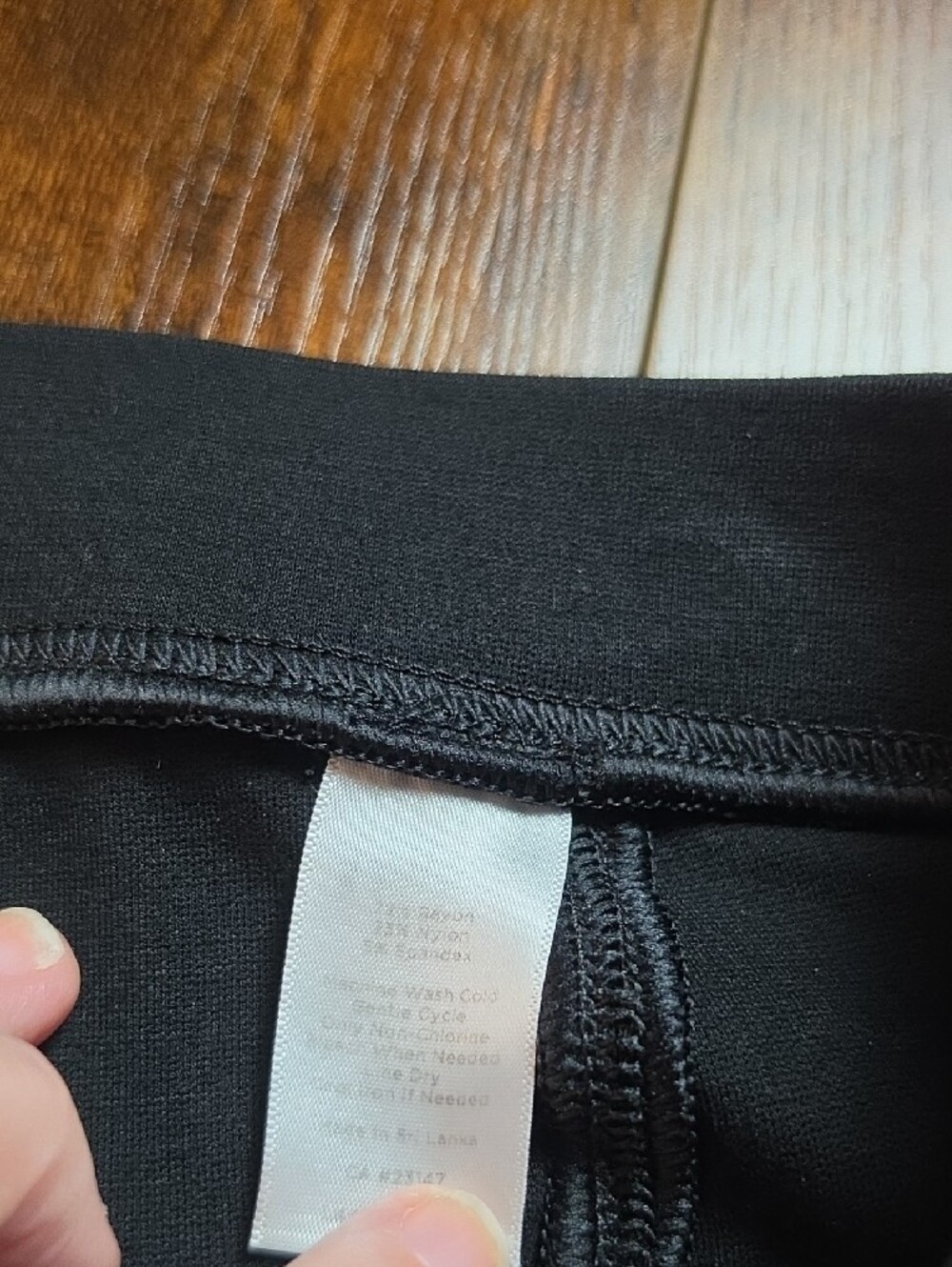 TALBOTS | Comfy Black Elastic Waist Pull On Stretch Tapered Lounge Pants | XL - Picture 4 of 8